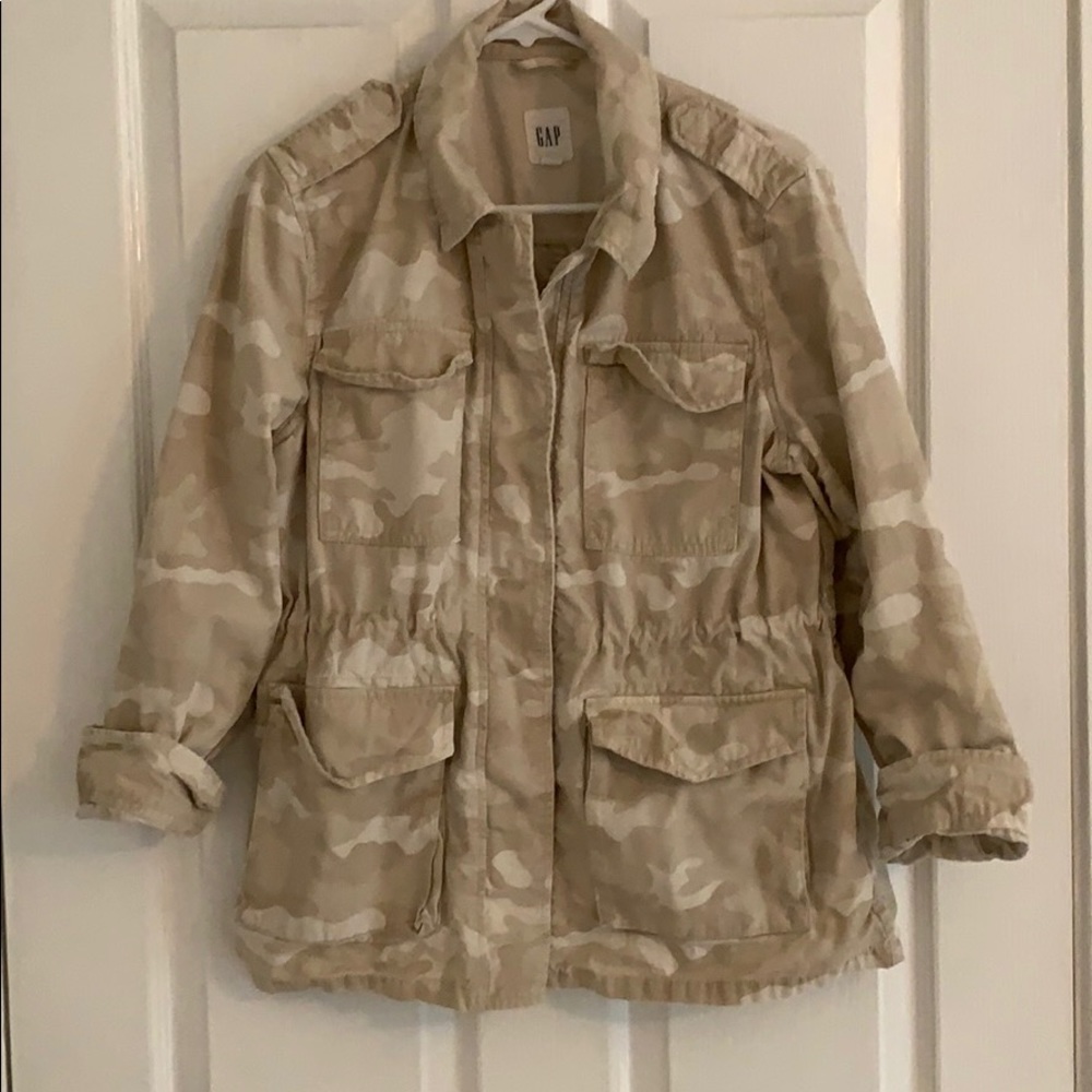 Gap Tan Camo Utility Jacket